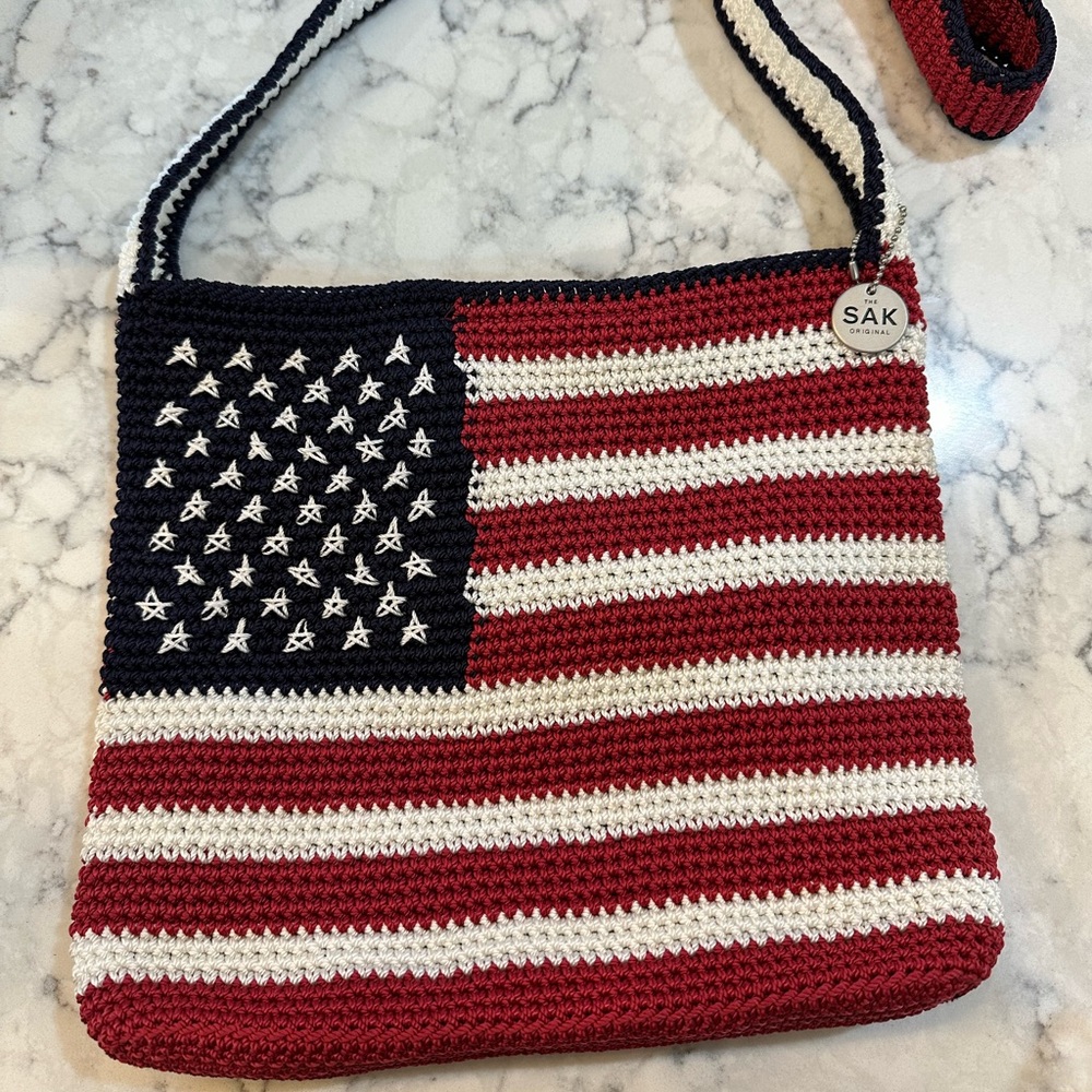 NWOT The Sak American Flag Americana Purse /Bag
